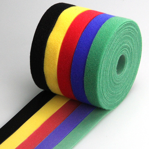 Bán buôn màu xanh lá cây 12.5mm Back-to-Back Nylon móc và vòng lặp băng cuộn quan hệ cáp tổ chức Lưu trữ Dây đai cho nhà văn phòng lớp học - Product Image 6