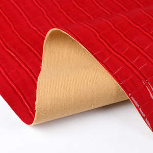 Искусственная кожа от производителя лакированная крокодиловая кожа искусственная кожа Глянцевая крокодиловая искусственная кожа для сумок обувь - Product Image 4