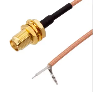 SMA Female IPEX U.FL pigtail coaxial cable RG178 RG316 low loss cooper conductor jumper RF coaxial cable assembly