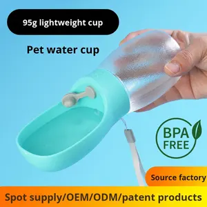 Sıcak satış büyük kapasiteli Pet köpek seyahat tipi kupa taşınabilir Pet açık su şişesi - Product Image 4