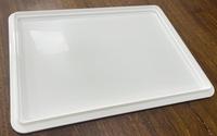 Assiette à pizza en plastique blanc de taille multiple pour restaurant, cuisine, bar, cantine, restauration et service.