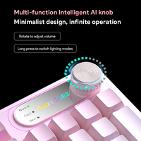 Furycube IP98 Pro 19-Key Rollover 98 Keys Mechanical Feel Keyboards RGB Backlit 2.4GHz Wireless Membrane Keyboard