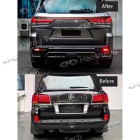 1:1 Kits d'accessoires de carrosserie de mise à niveau de conversion de pare-chocs de voiture LX570 Kit de carrosserie pour Lexus 2008-2015 à LX600 2022 2024