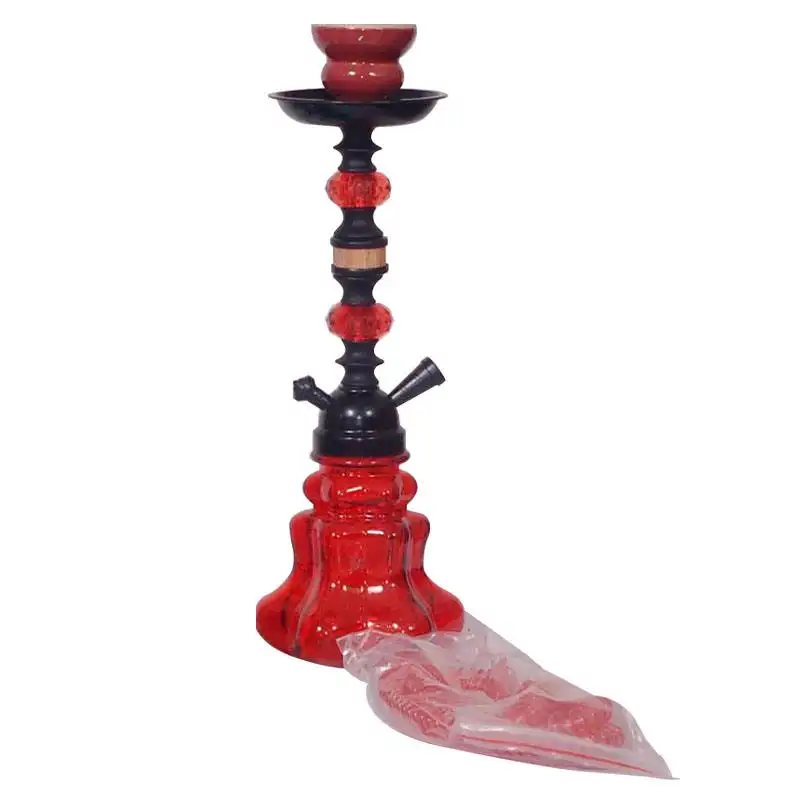 Sản xuất Mini hookah huka duy nhất Ống ThủY Tinh Shisha thân thiện với môi mới đến màu đen kính hookah