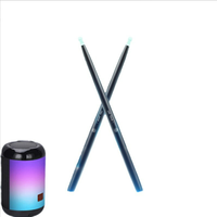 Kit de batterie électronique virtuel invisible à détection corporelle, corps en plastique, baguette électronique, portable, pour la pratique à domicile, batterie de jazz