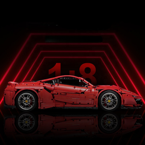 Voiture de course italienne super sportive rouge Cada C61042 C61043 RC 1:8 GTE 488, jouets en briques DIY, ensembles de blocs de construction pour enfants - Product Image 3