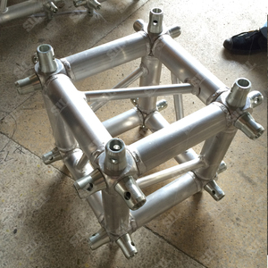 SIL Aluminium Carré Truss F14 F33 Exasores Plaque de Base Boîte Coin Wrap <span class=keywords><strong>Occasion</strong></span> Global Spigot Truss F34 Noir - Product Image 5