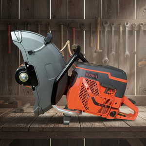 K770-1 4.8KW Gasoline Cut Off <b>Saw</b> 350mm Blade for Farm & Garden Pruning, Tree & Concrete Cutting - Product Image 1