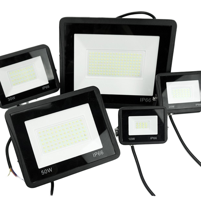 High Lumen CE Rohs LED Flood Lights IP66 Waterproof Lighting Sensor for Outdoor Use Economic 220V 10W 20W 30W 50W 100W