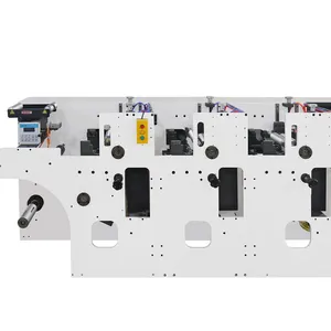 Combinando máquina de impresión y corte para rollo de cinta adhesiva