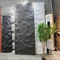 Panneaux muraux en pierre artificielle en polyuréthane légers et bon marché, panneaux muraux en pierre 3D en PU, imperméables pour les murs