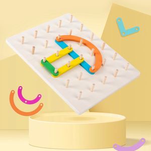 Juego de bloques de construcción de madera educativos, rompecabezas de apilamiento, clasificador de formas y colores, tablero de actividades, juego de clasificación - Product Image 2