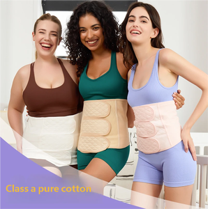 Faja Postparto Transpirable de Algodón Puro, Cinturón Abdominal Ajustable para Maternidad, para Verano, Moldea la Figura - Product Image 1