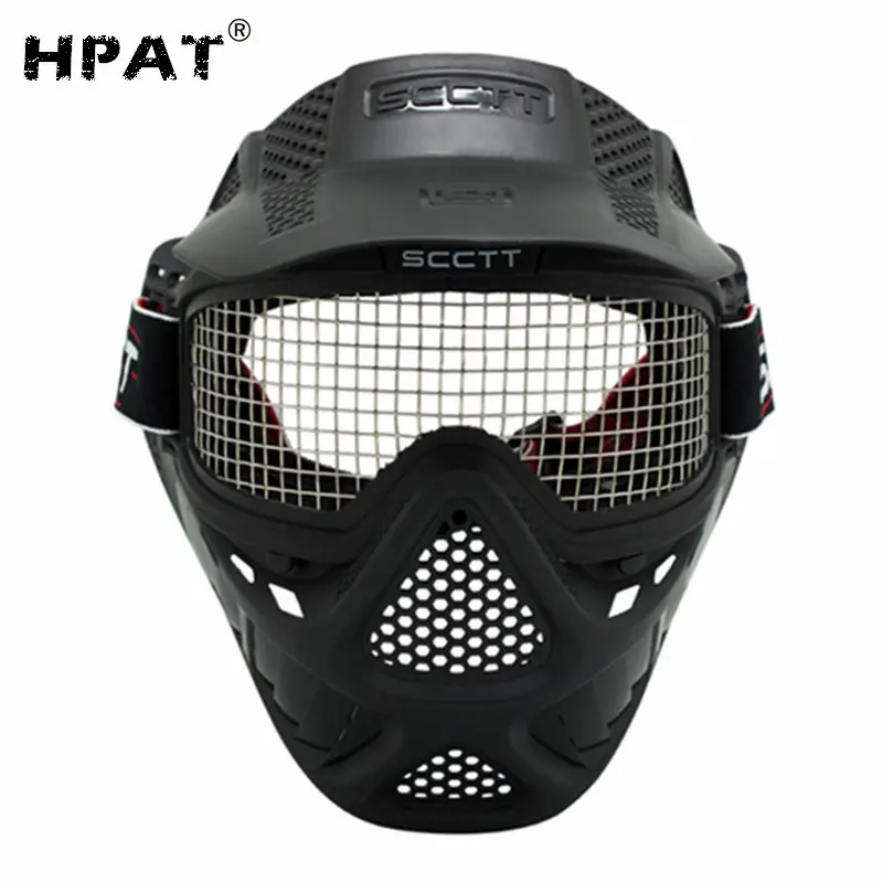 Rvs Mesh Lenzen Combat Boogschieten Tag Masker