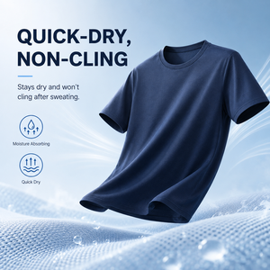 <span class=keywords><strong>T</strong></span>-shirts de sport personnalisés JNEI avec logo, pour hommes, coupe classique, respirants, à séchage rapide, pour hommes - Product Image 1