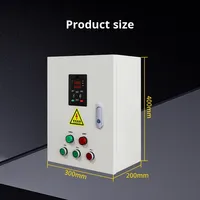 Armoire de commande de variateur de fréquence monophasé/triphasé pour pompe à air industriel 7,5 kW, alimentation en eau à pression constante, démarreur progressif