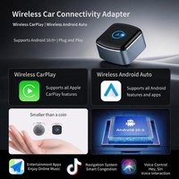 Adaptateur CarPlay sans fil mini USB direct usine pour iOS Android Auto, boîtier CarPlay portable, accessoires stéréo de voiture