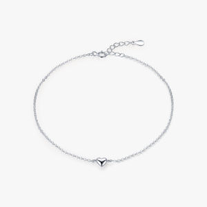 Mode mignon coeur <span class=keywords><strong>cheville</strong></span> pour les femmes réel solide 925 <span class=keywords><strong>en</strong></span> <span class=keywords><strong>argent</strong></span> Sterling Simple lien <span class=keywords><strong>chaîne</strong></span> <span class=keywords><strong>cheville</strong></span> Style ethnique bijoux fins - Product Image 1