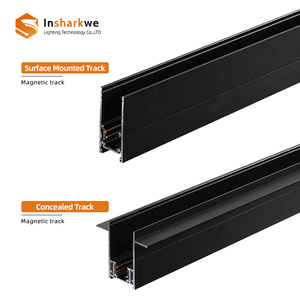 現代48V磁気LEDトラックライト表面凹型設置商用家庭用Cobアルミニウム装飾照明システム - Product Image 2