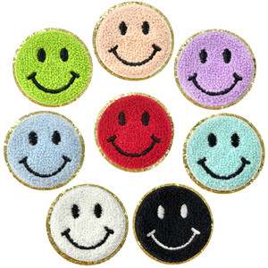 Bán Buôn Biểu Tượng Tùy Chỉnh Số DIY Vá Bow Nụ Cười Tình Yêu Sao Twill Chenille Thêu Sắt Trên 6Inch Thư Các Bản Vá Lỗi Cho Hat Jersey - Product Image 5