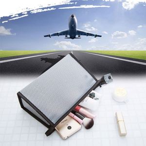 Travel Storage Waterproof Portable <b>Transparent</b> PVC Mesh Toileting and <b>Makeup</b> <b>Bag</b> - Product Image 4