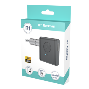Mini Receptor Inalámbrico Estéreo para Auto con Bluetooth, Adaptador de Audio con Puerto AUX de 3.5mm, Cargador para Receptor Bluetooth 5.3, en Existencia - Product Image 6