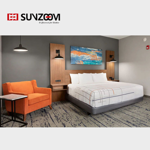 Ensemble de meubles de chambre d'hôtel modernes en bois massif et durables pour La Quinta <span class=keywords><strong>Inn</strong></span> - Product Image 1