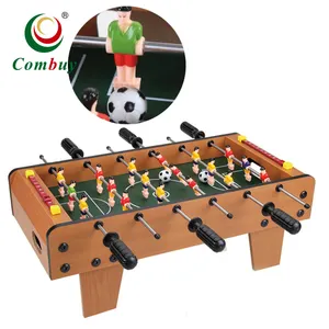 Papan Permainan Keluarga Dalam Ruangan 50CM, Kolam Kayu Foosball Meja Sepak Bola