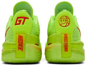 Nike Air Zoom GT Cut Volt Bright Crimson Chaussures de basket-ball unisexes Tige en mesh Semelle extérieure en caoutchouc Semelle intermédiaire en EVA Vêtements de sport d'été - Product Image 3