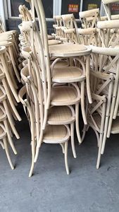 Cadeiras De Jantar De Casamento De Luxo Banquete Cadeira De Madeira Maciça Do Restaurante - Product Image 3