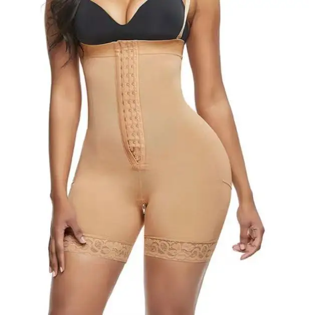 HOT SALE post surgery panty Wholesale tummy control fajas open bust bodysuit body shaper for women
