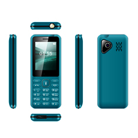 Téléphone portable à clavier Linux double SIM avec design barre, batterie de 3000 mAh, radio FM, lampe torche et écran TFT VGA de 2,4 pouces, compatible espagnol/allemand/français