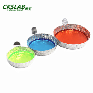 استخدام المختبر قوارب تزن المتاح مقالي الألومنيوم صحن وزنها مع مقبض - Product Image 3