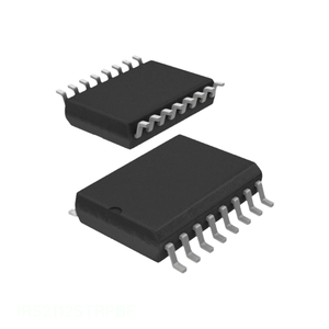 Composants de circuits électroniques 16 SOlC IRS2112STRPBF Gestion de l'alimentation (PMIC) Canal du fabricant - Product Image 1