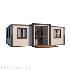 Nouvelle conception, vente chaude : Maison conteneur mobile et portable d'extérieur 20/40 pieds, maison préfabriquée de luxe extensible avec toilettes - Product Image 4