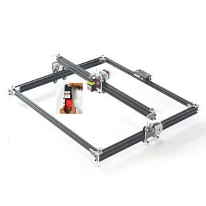 Grabador láser CNC portátil, máquina de grabado y corte, gran área de trabajo, 65x50cm, CC de 12V, CO2, soporte pulsado, 6550