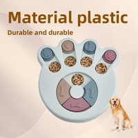 Jouet à mâcher interactif pour chien en PP durable, distributeur de friandises, conception puzzle, mangeoire lente, résistant aux morsures, pour soulager l'ennui