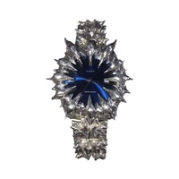 Montre de luxe en acier inoxydable à quartz 2026, forme griffe d'albâtre, cadran de 38 mm, bracelet de 16 mm, décoration argentée, aiguilles