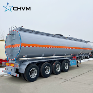 4-Achs-Kohlenstoffstahl-Öl-Tanktanks 60000L Sattel auflieger Zum Verkauf - Product Image 3
