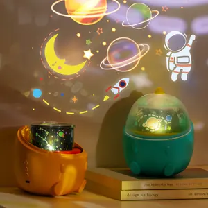Rüya kozmik gökyüzü projektör yenilik dinozor 360 derece rotasyon projeksiyon lambası LED gece lambası müzik kutusu çocuklar için çocuk hediye