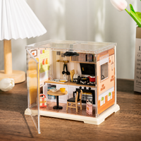 Offre Spéciale : Kit de Bricolage Maison de Poupée Miniature 3D avec Lumières LED – Puzzle Créatif pour Adultes – Cadeau Idéal – MOQ 1 – Livraison Directe