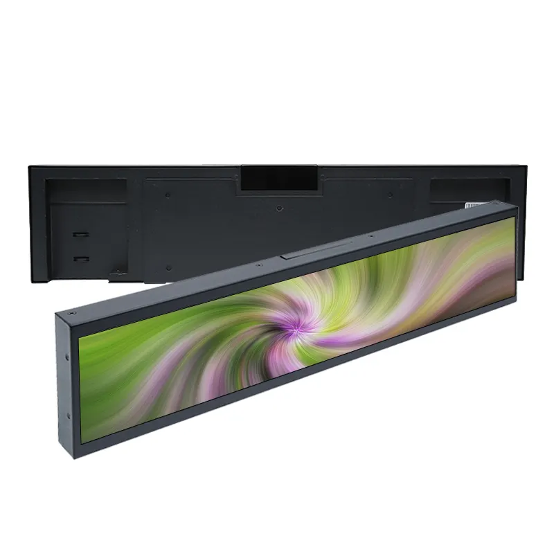울트라 와이드 34-49 인치 선반 가장자리 울트라 와이드 LCD 디스플레이 광고 플레이어 LCD 디지털 가격 선반 표시