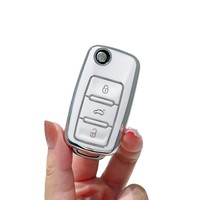 Coque de clé complète en TPU avec boucle pour Volkswagen Sagitar, Tiguan L, Langyi Plus, Bora, Magotan, Lingdu, Tuyue, Tuang X