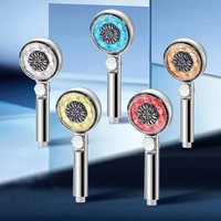 Pommeau de Douche LED à Changement de Couleur avec Capteur de Température Style Moderne, Écologique et Économe en Eau pour Salles de Bain à Domicile et Hôtels