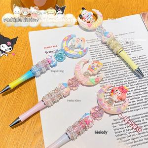 Bolígrafo de Gel de Plástico Neutro Giratorio con Cristales de Diamantes de Imitación de Sanrio, 0.5/1mm, Negro, Diseño de My <span class=keywords><strong>Melody</strong></span>, para Niñas - Product Image 3