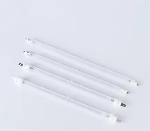 High Quality Quartz Heater Element Straight 200w Durable Clear Glass Quartz Tube