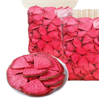 Gezonde veganistische vacuüm gefrituurde VF groente gedroogde wortelchips, knapperig en heerlijk, groothandel op maat gemaakte snacks