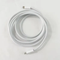 Kabel Charger HP USB-C Super PD 240W 3A Nylon Braided 6FT Pengisian Cepat & Transfer Data untuk MacBook/Samsung/Tablet