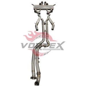 ท่อไอเสีย Vortex Valvetronic Performance สำหรับ BMW M3 G80 M4 G82 G83 S58 3.0T ระบบ Catback ไหลเวียนสูง พร้อมปลายท่อคาร์บอนไฟเบอร์ - Product Image 3