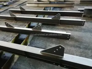 Factory Process Mild Steel Fabrication Ss400 S275jr Astm A36 Steel Structure Parts Industry OEM Design Drawing